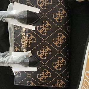 Monogram Guess mini bag. NWT